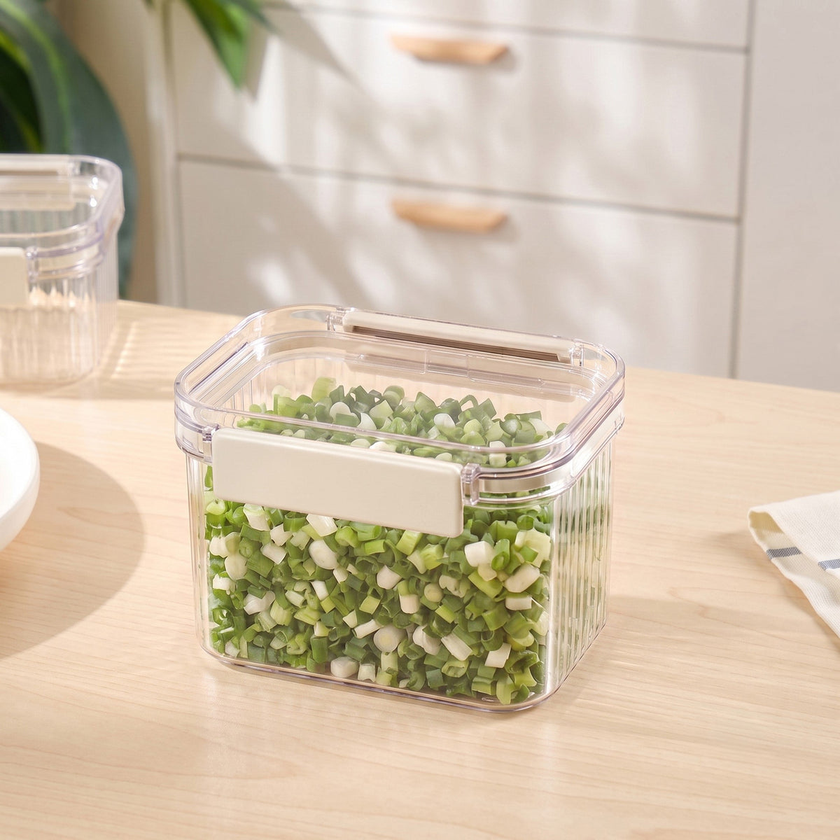 Airtight Storage Container With Clip Lock Lid 650ml