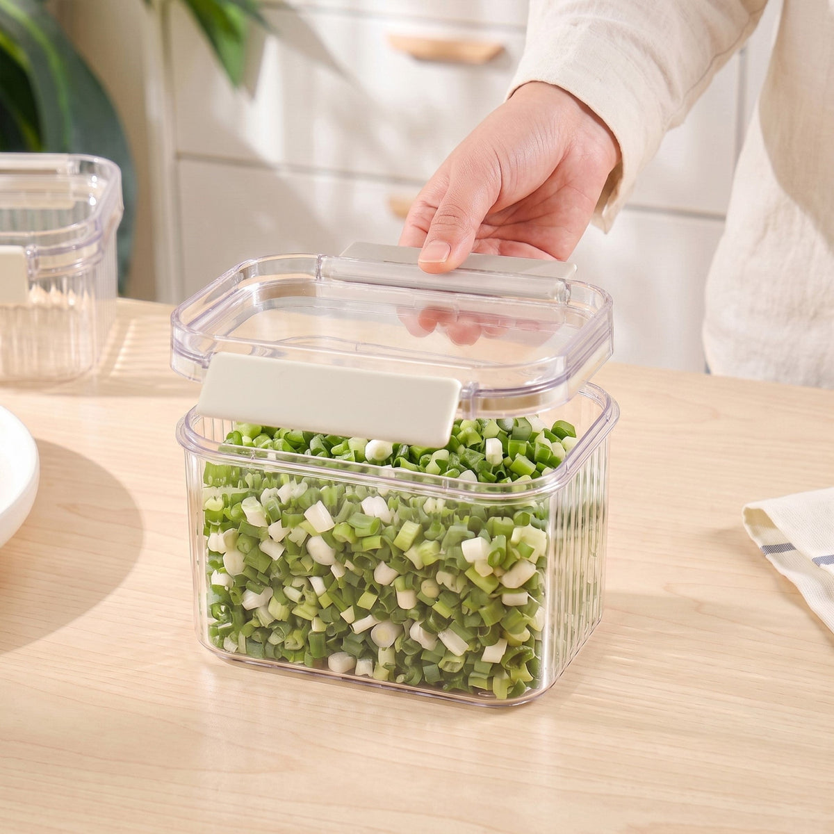 Airtight Storage Container With Clip Lock Lid 650ml