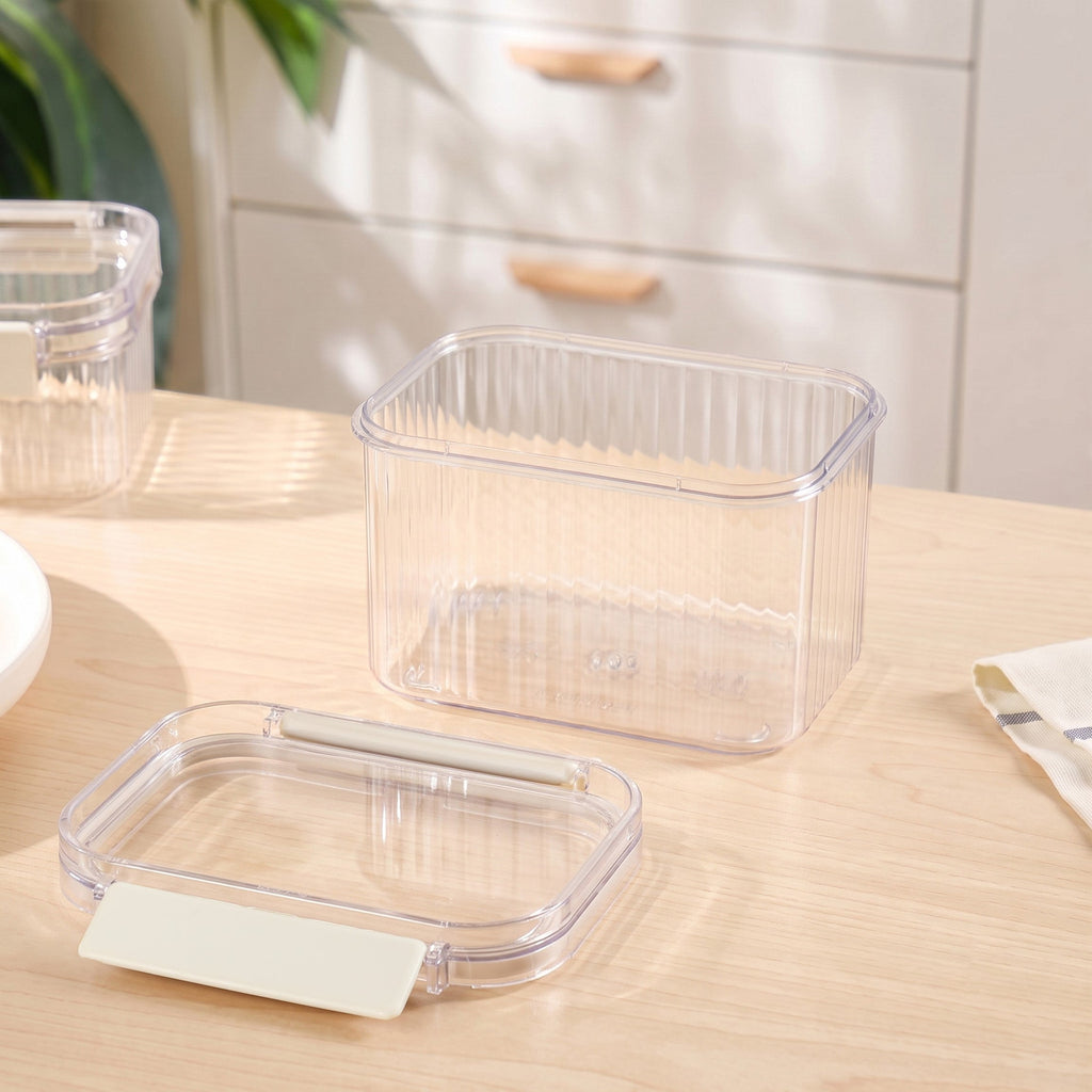 Airtight Storage Container With Clip Lock Lid 650ml