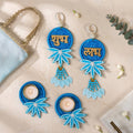 Aquabelle Tealight And Shubh Labh Wall Hanging Set Of 4 In Gift Bag