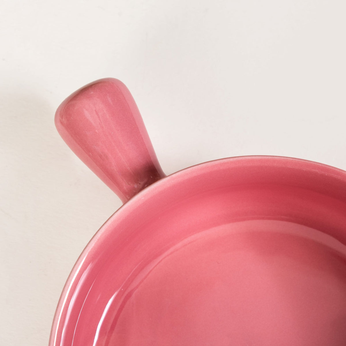 Bowl With Handle Pink 700ml