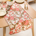 Blush Chinoiserie Dining Table Runner 182x40cm