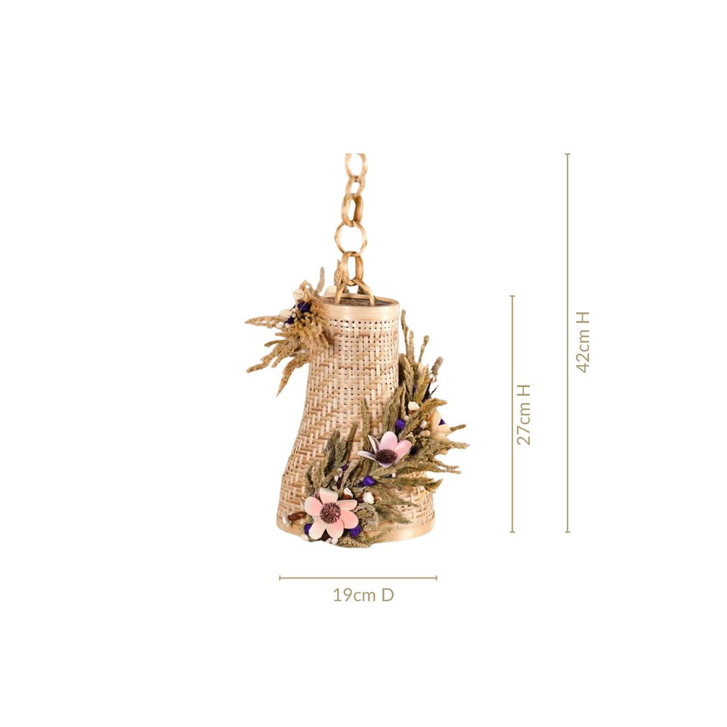 Lumina Eco Friendly Handmade Dried Floral Lantern
