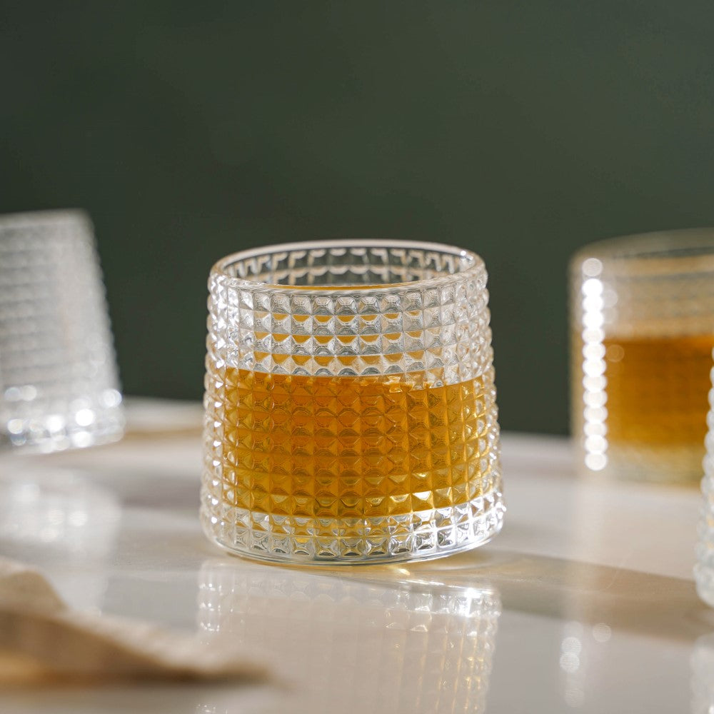 Rotating Drinking Glass Set Of 6 150ml