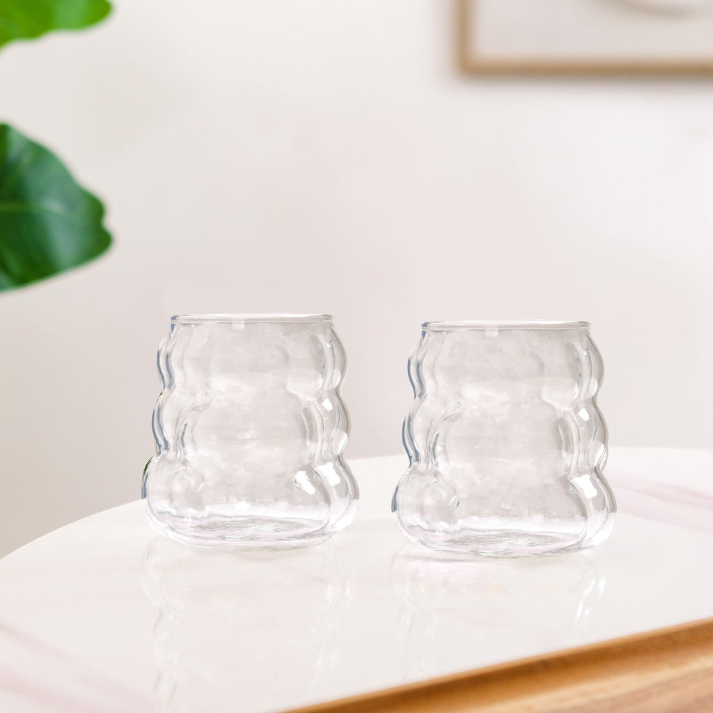 Bubble Cloud Glass Set Of 2 400ml