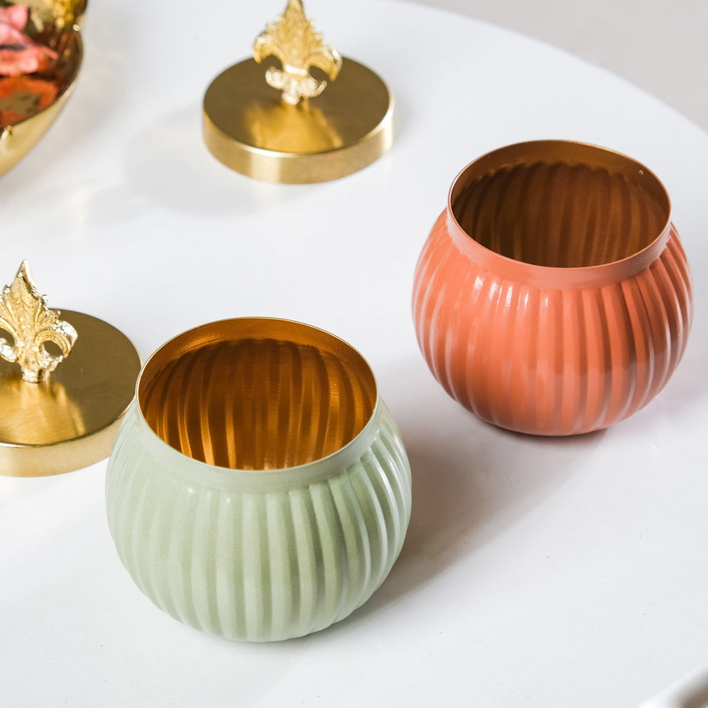Metal Jar Set Of 2