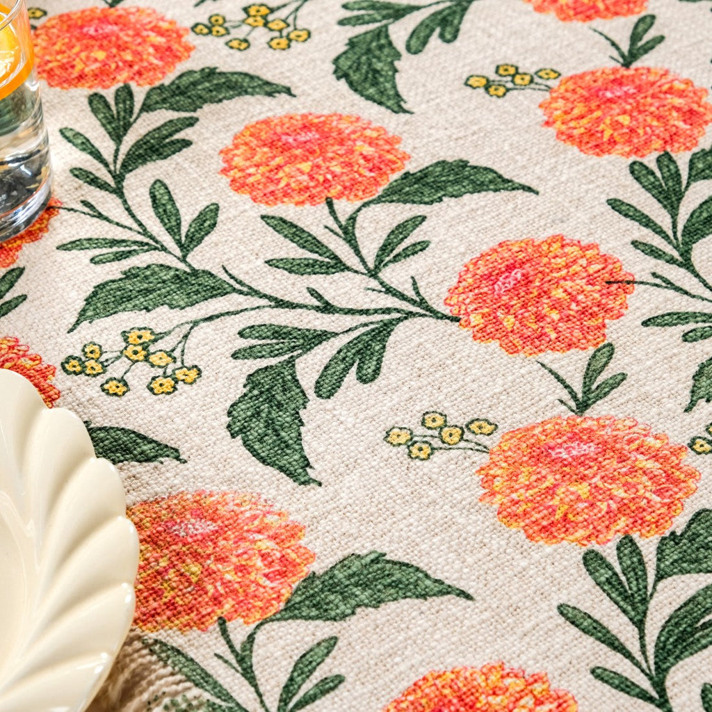 Marigold Bloom Cotton Table Runner 182x40cm