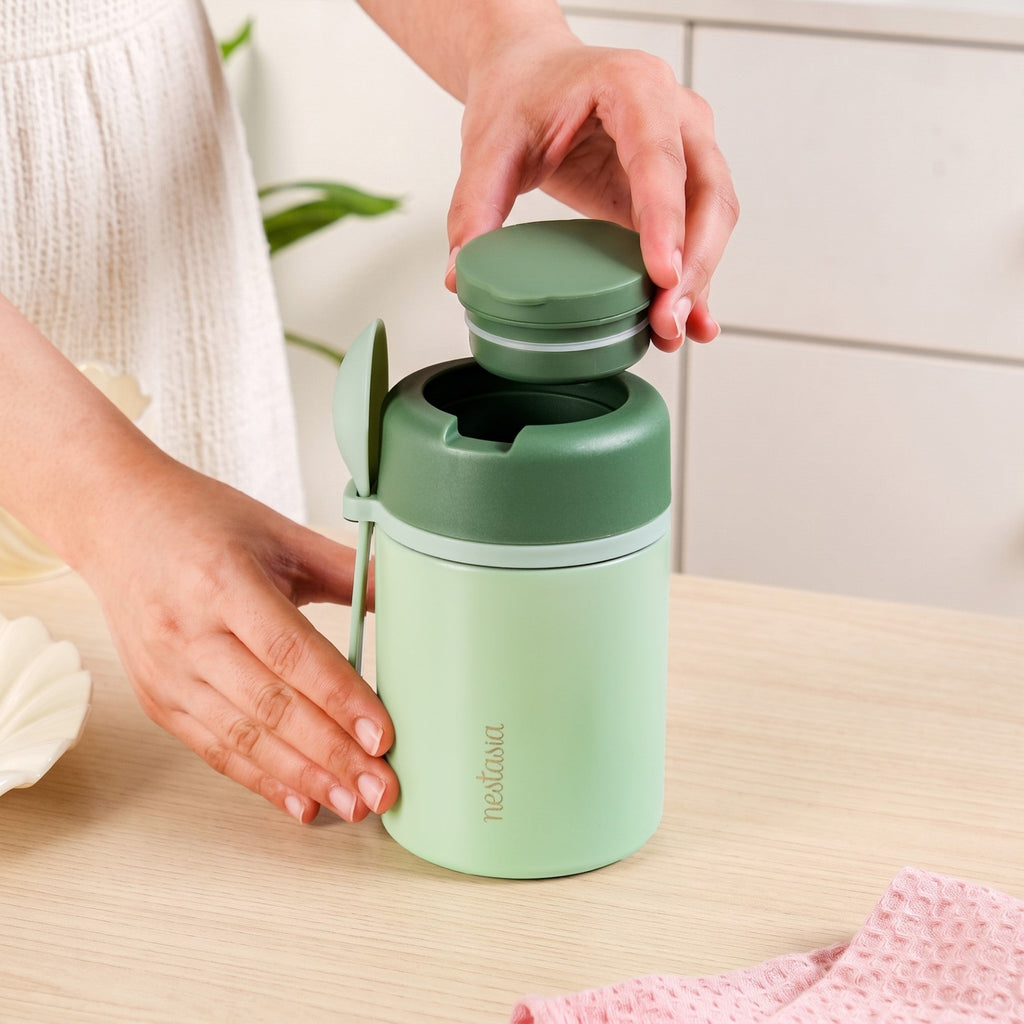 AMPM Jar With Food Box In Lid Matcha Green 460ml