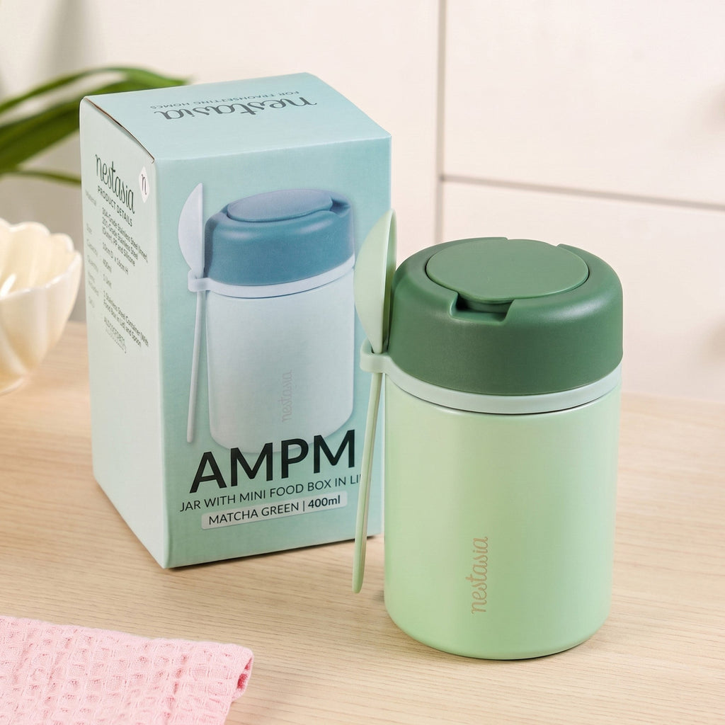 AMPM Jar With Food Box In Lid Matcha Green 460ml