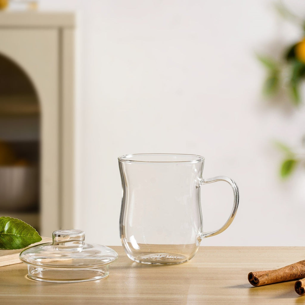 Double Walled Glass Infuser Teapot with Strainer