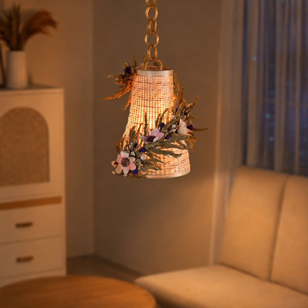 Lumina Eco Friendly Handmade Dried Floral Lantern