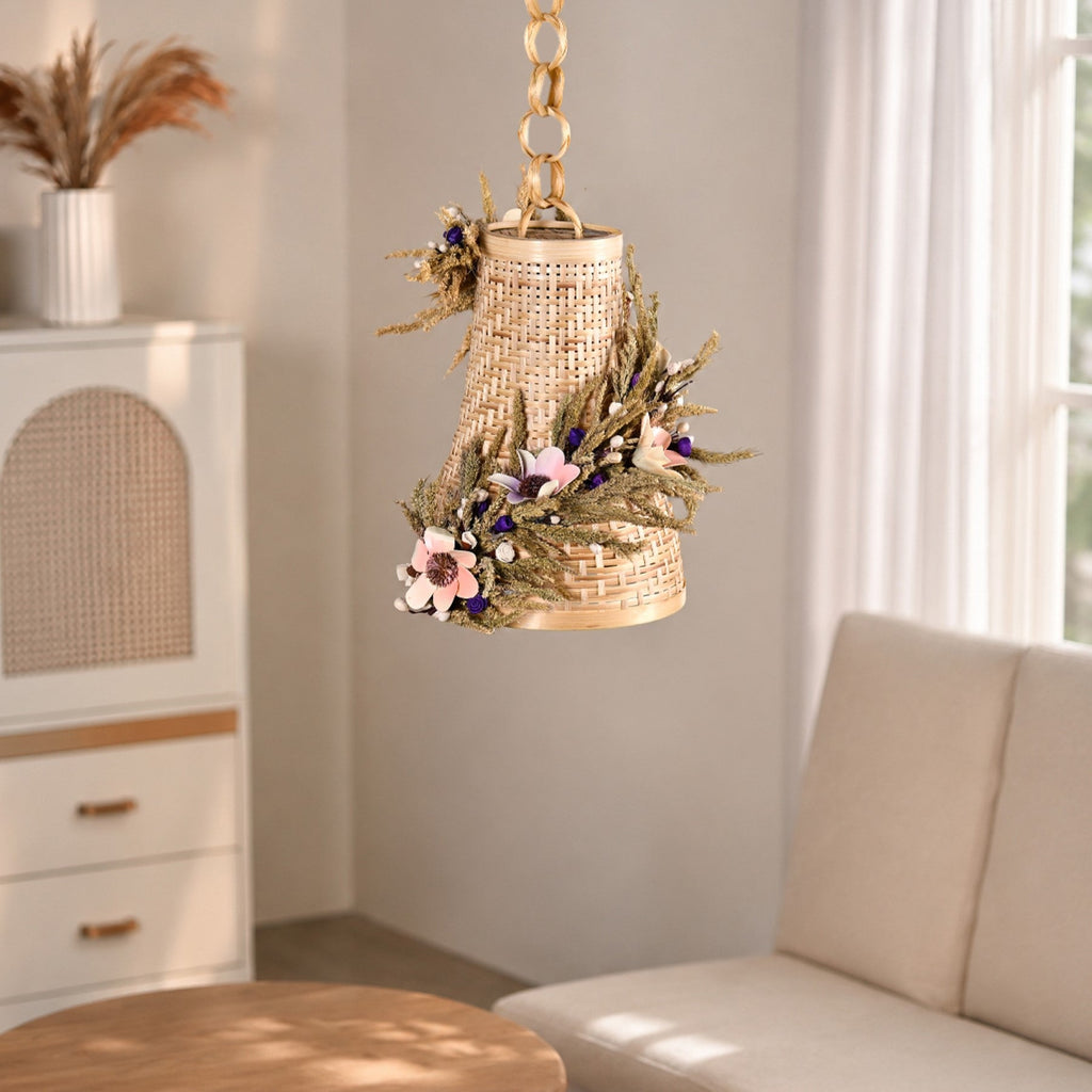Lumina Eco Friendly Handmade Dried Floral Lantern