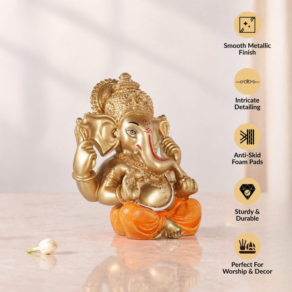 Ekadanta Ganpati Idol 13cm