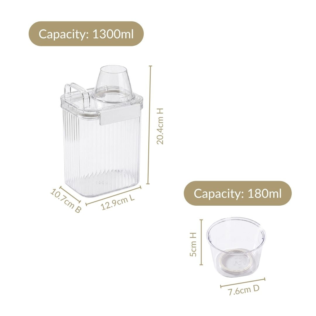 Grain Storage Container With Measuring Cup 1300ml