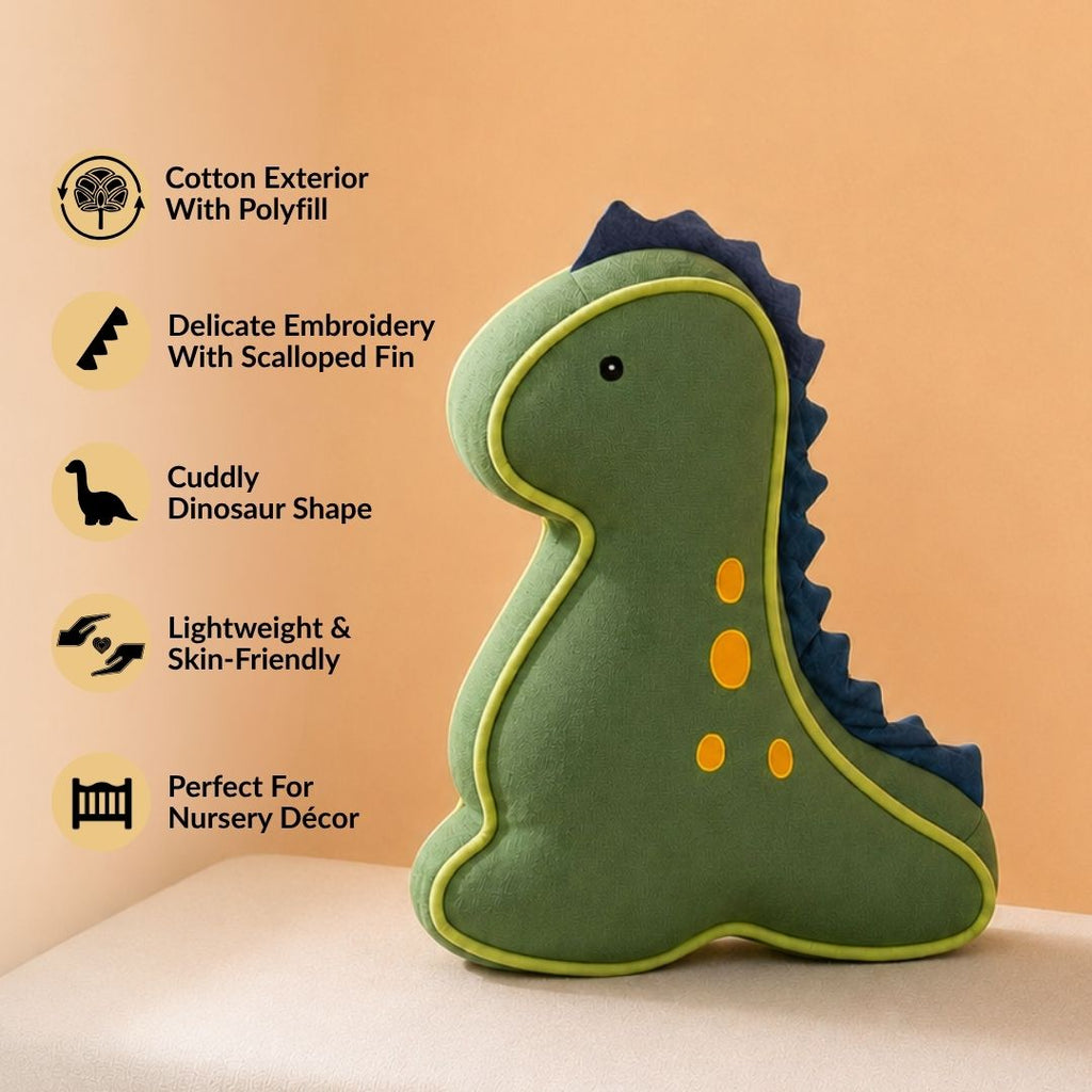 Dinosaur Plush Sofa Cushion 31x25cm