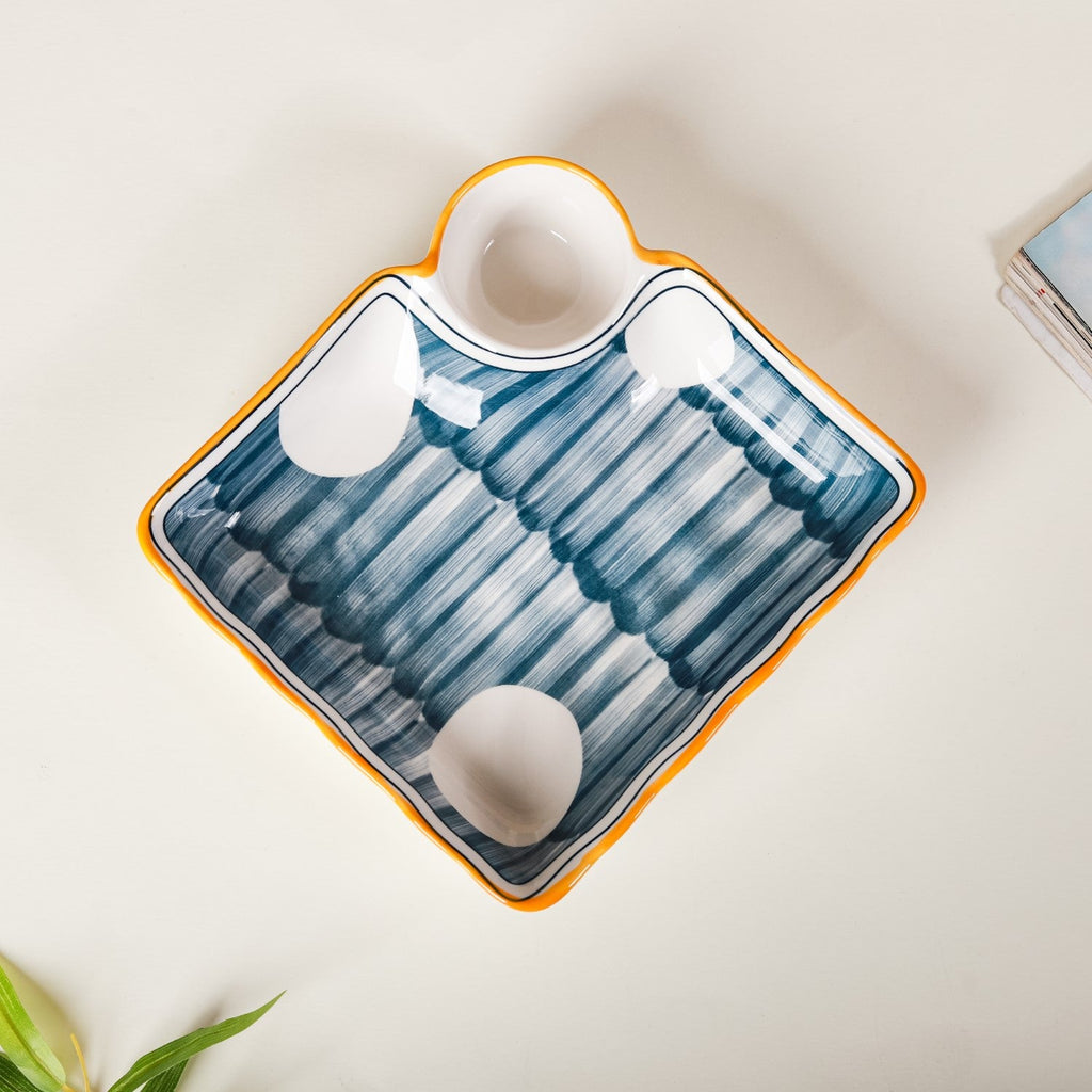 Capri Chip and Dip Plate