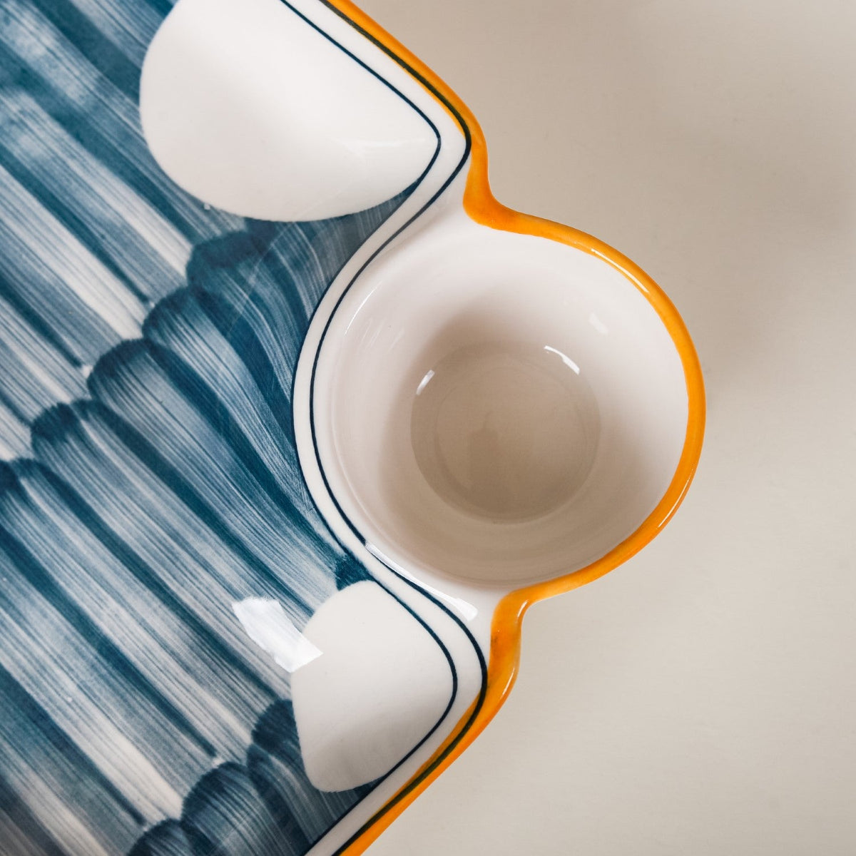 Capri Chip and Dip Plate