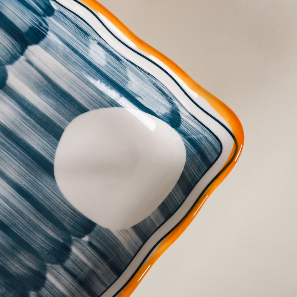 Capri Chip and Dip Plate