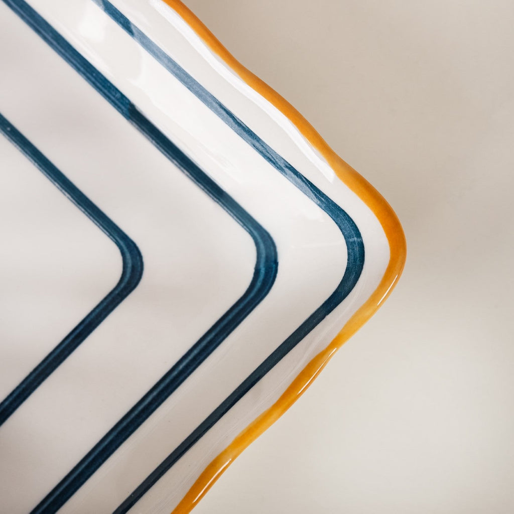 Capri Chip and Dip Plate