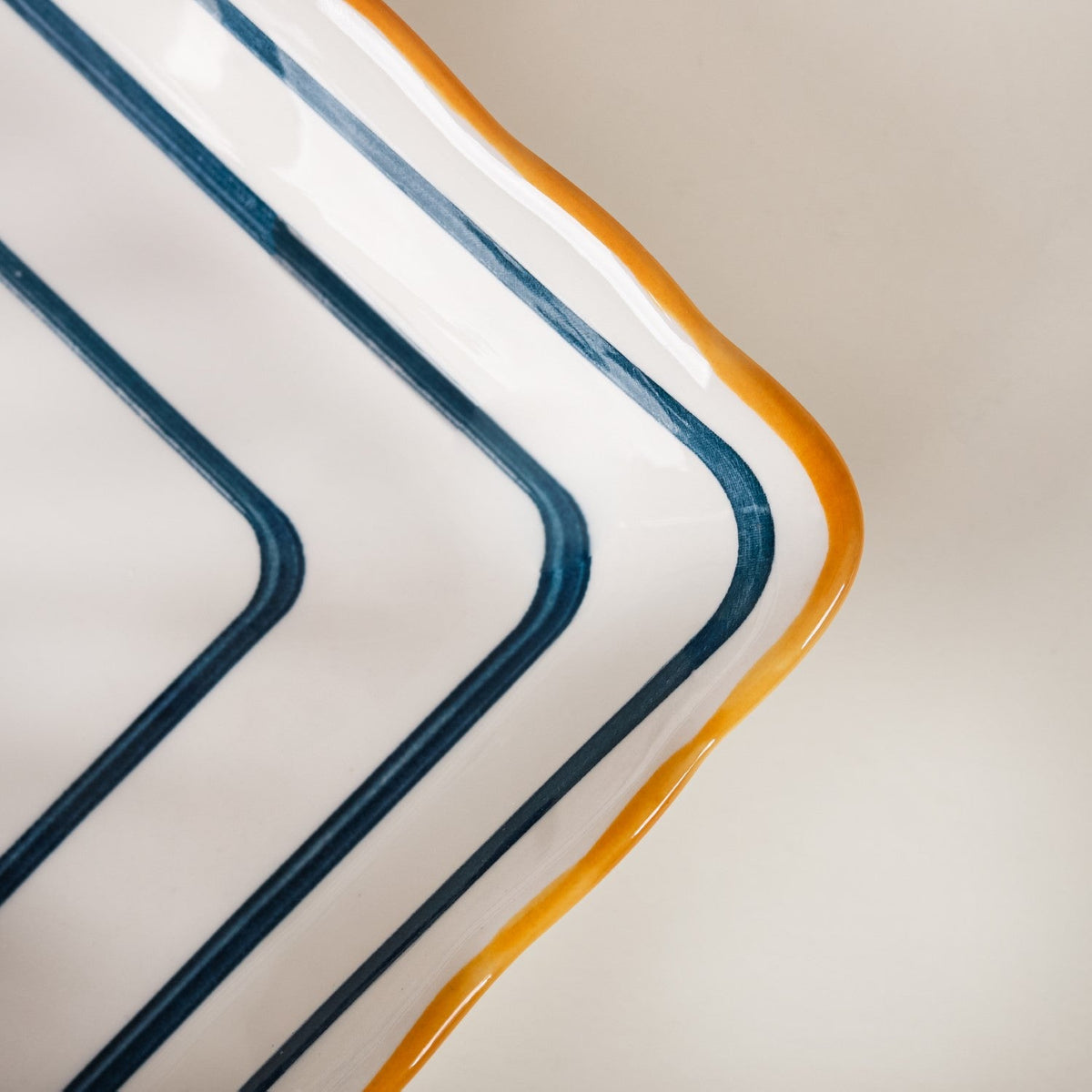Capri Chip and Dip Plate