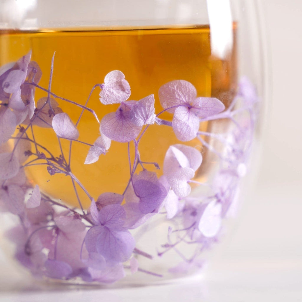 Lavender Flowers Inside Double Walled Coffee Mug Set Of 2 250ml
