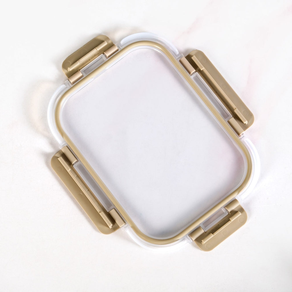 Nestro Microwave Safe Airtight Storage Box Set Of 3 Beige S 185ml M 370ml L 600ml