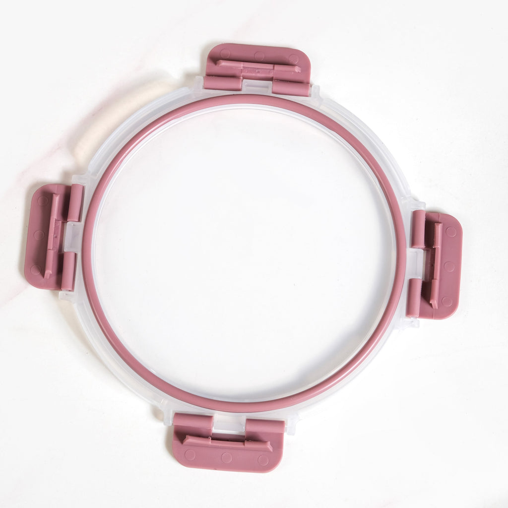 Nestro Pro Clip Lock Leakproof Containers Set Of 3 Round Magenta 400ml 600ml 950ml