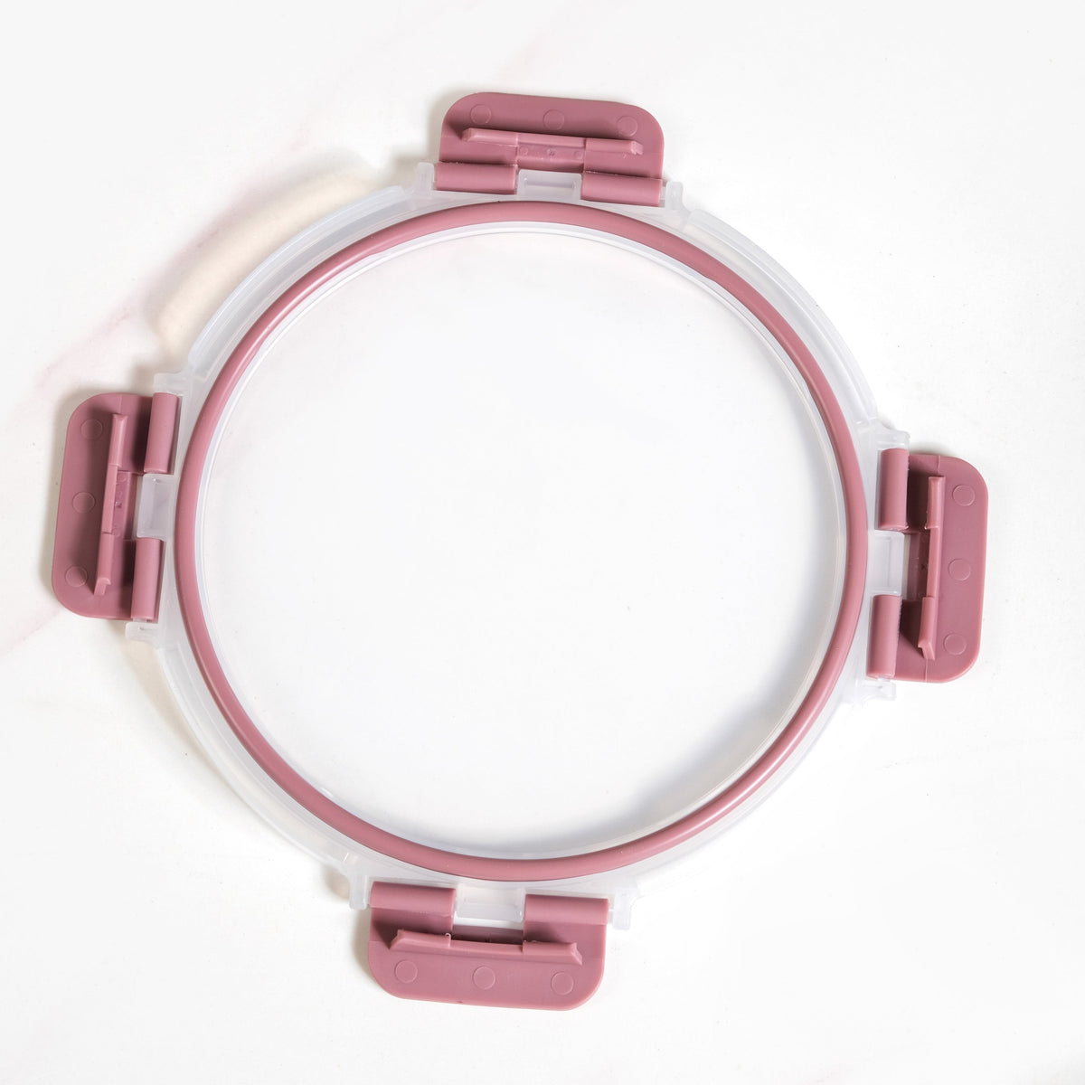 Nestro Pro Clip Lock Leakproof Containers Set Of 3 Round Magenta 400ml 600ml 950ml