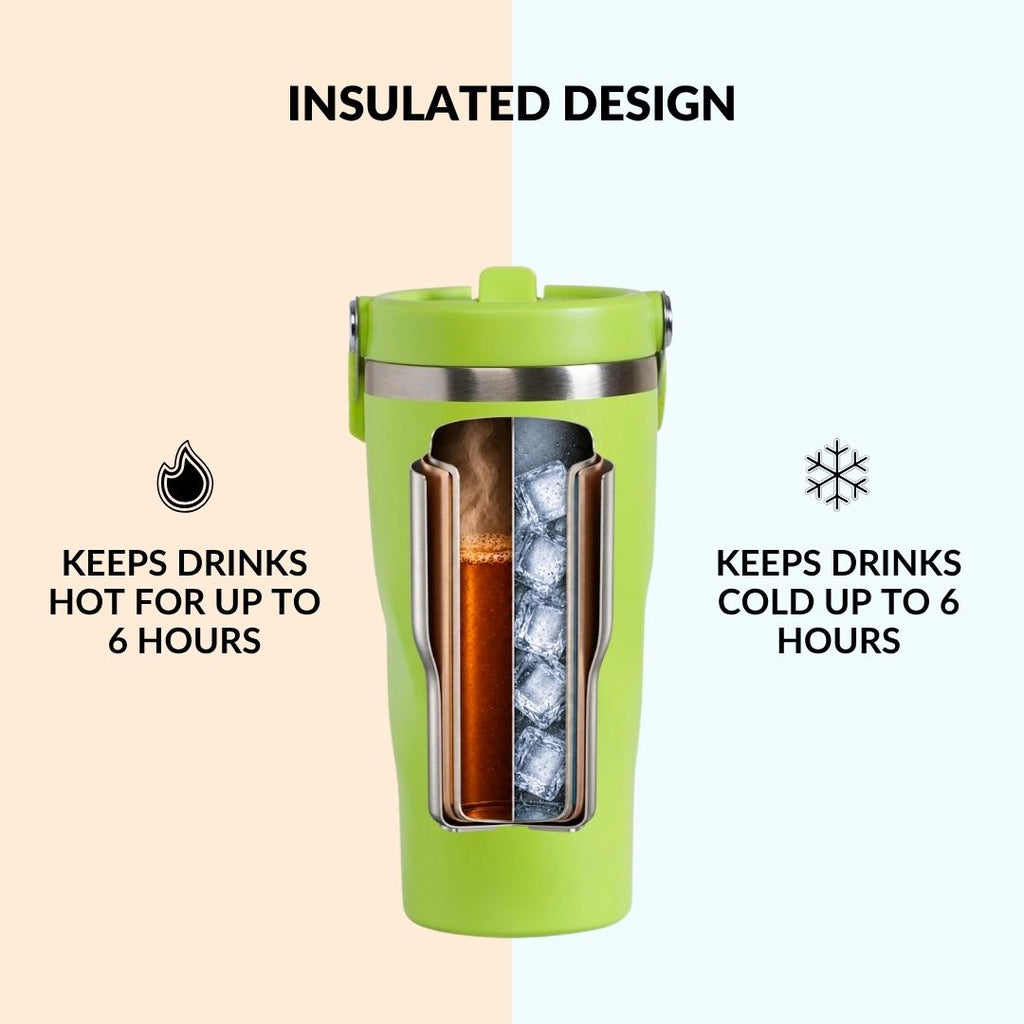 PopSip 20 Tumbler With Top Handle Lime Punch 600ml