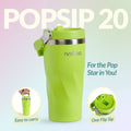 PopSip 20 Tumbler With Top Handle Lime Punch 600ml