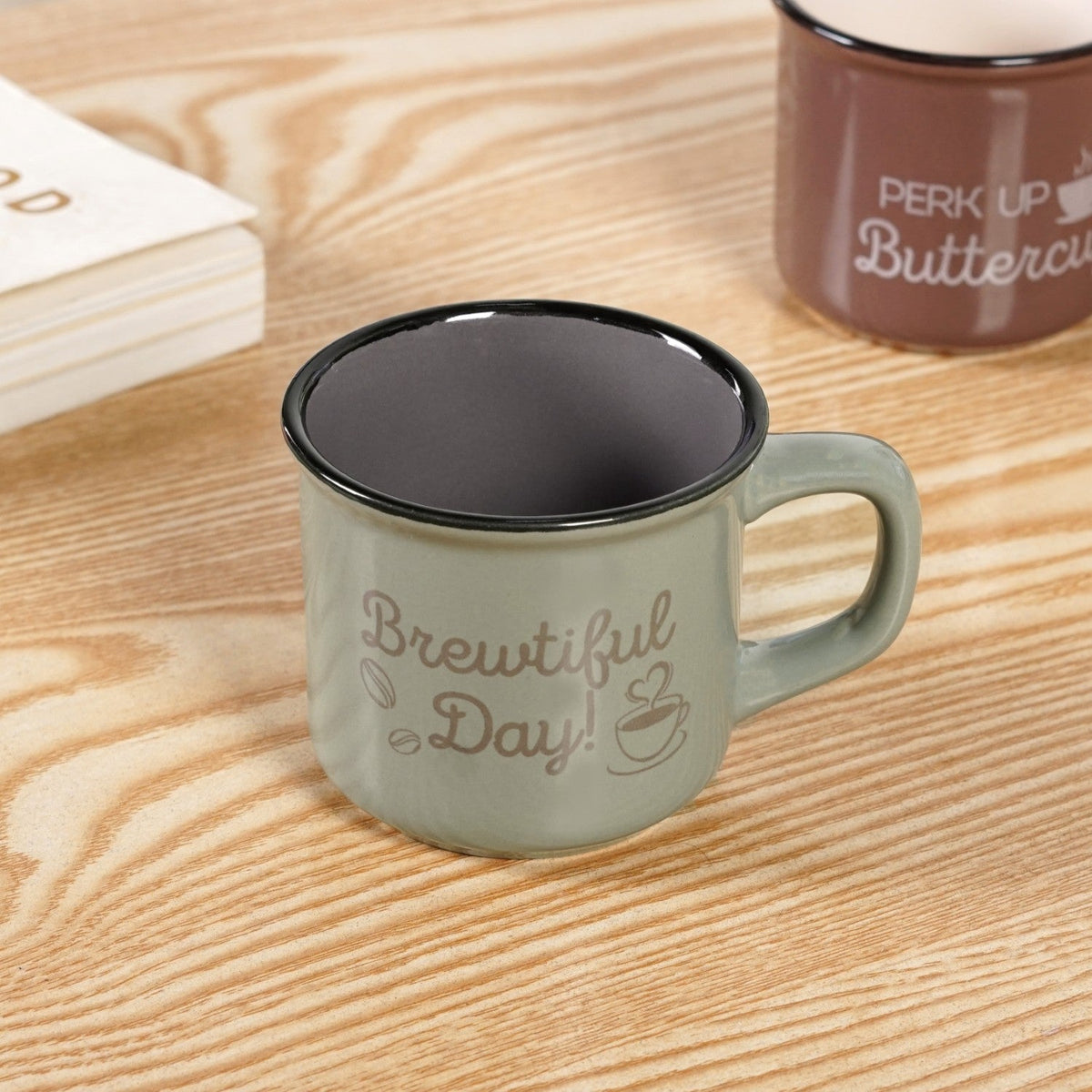 Quirky Quotes Coffee Mugs Set Of 4 170ml