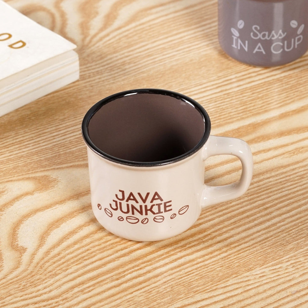 Quirky Quotes Coffee Mugs Set Of 4 170ml