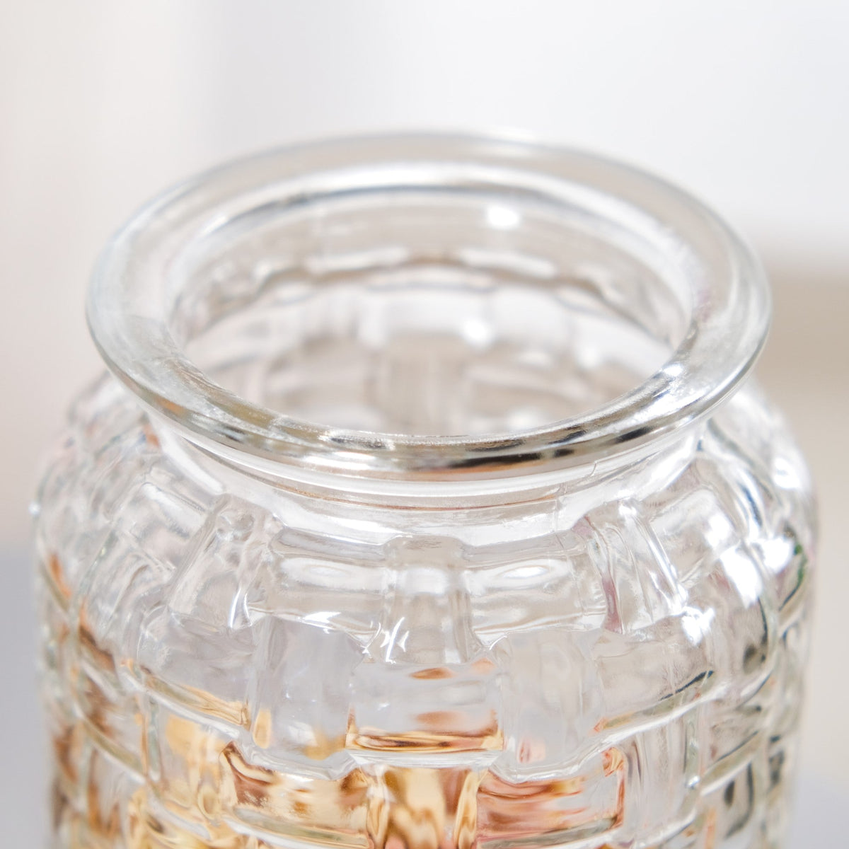 Set Of 2 Pink Bird Ceramic Lid Glass Storage Jar 1000ml