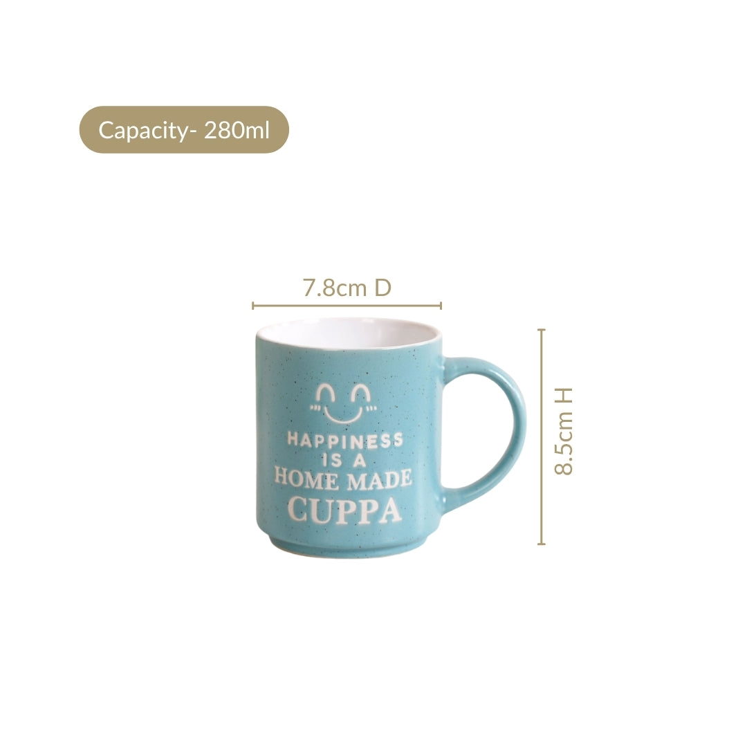 Inspiring Stackable Mug Set Of 4 280ml