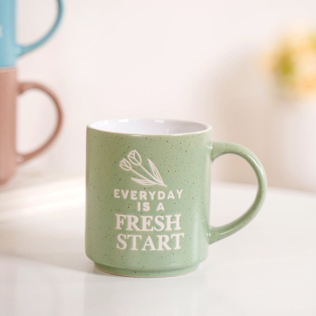 Inspiring Stackable Mug Set Of 4 280ml