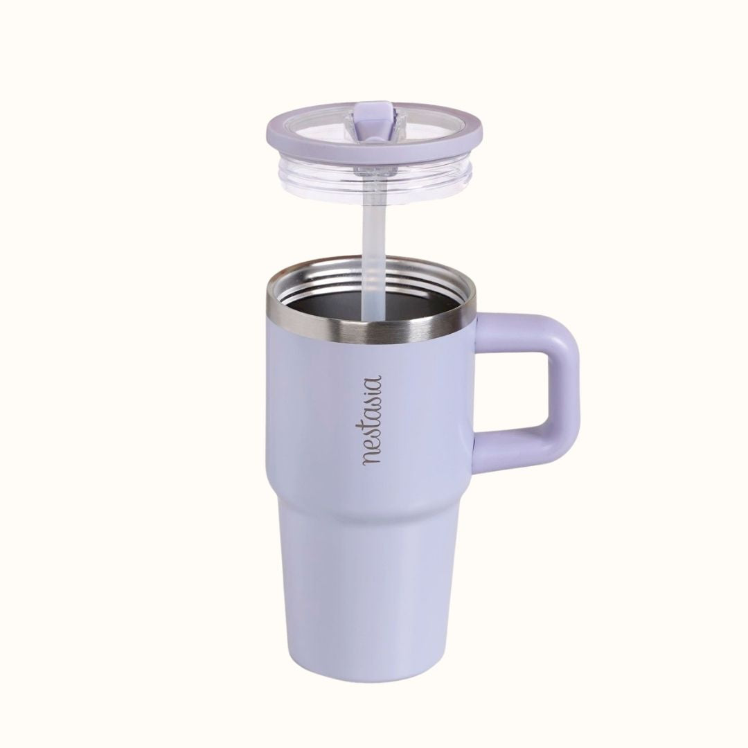 SipStar Tumbler With Side Handle French Periwinkle 650ml