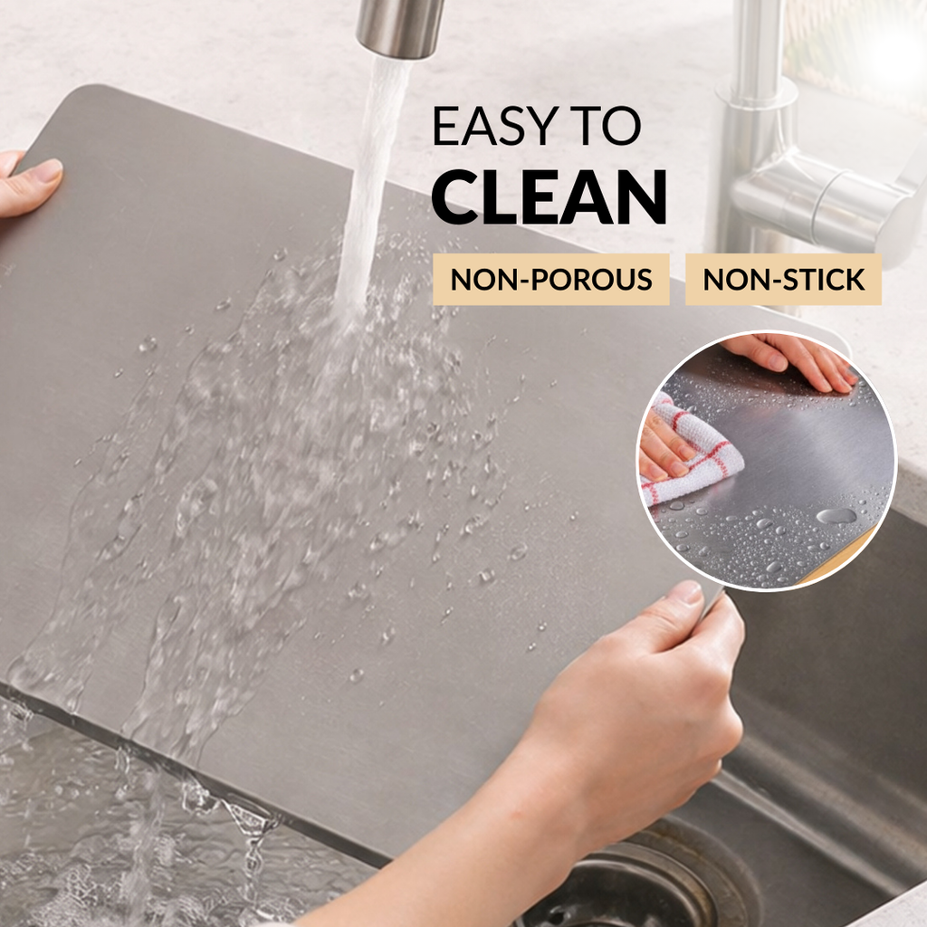 Stainless Steel Counter Top Chopping Board