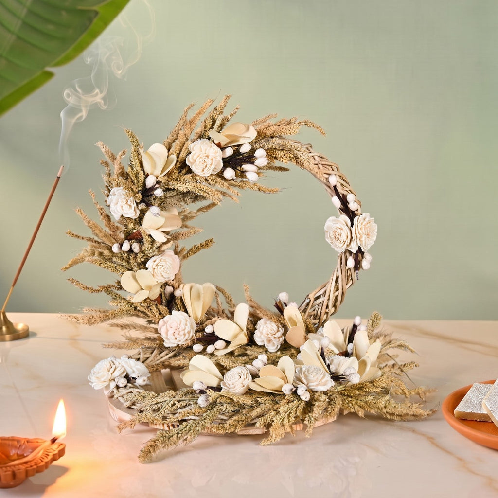 Sustainable Pooja Backdrop 23x20cm
