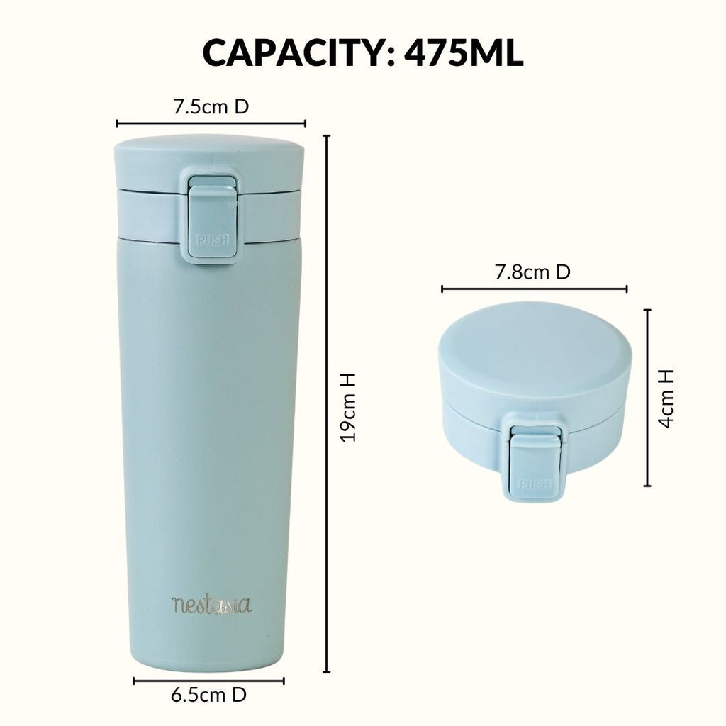 Thermox Insulated Vacuum Travel Flask Arctic Blue 475ml