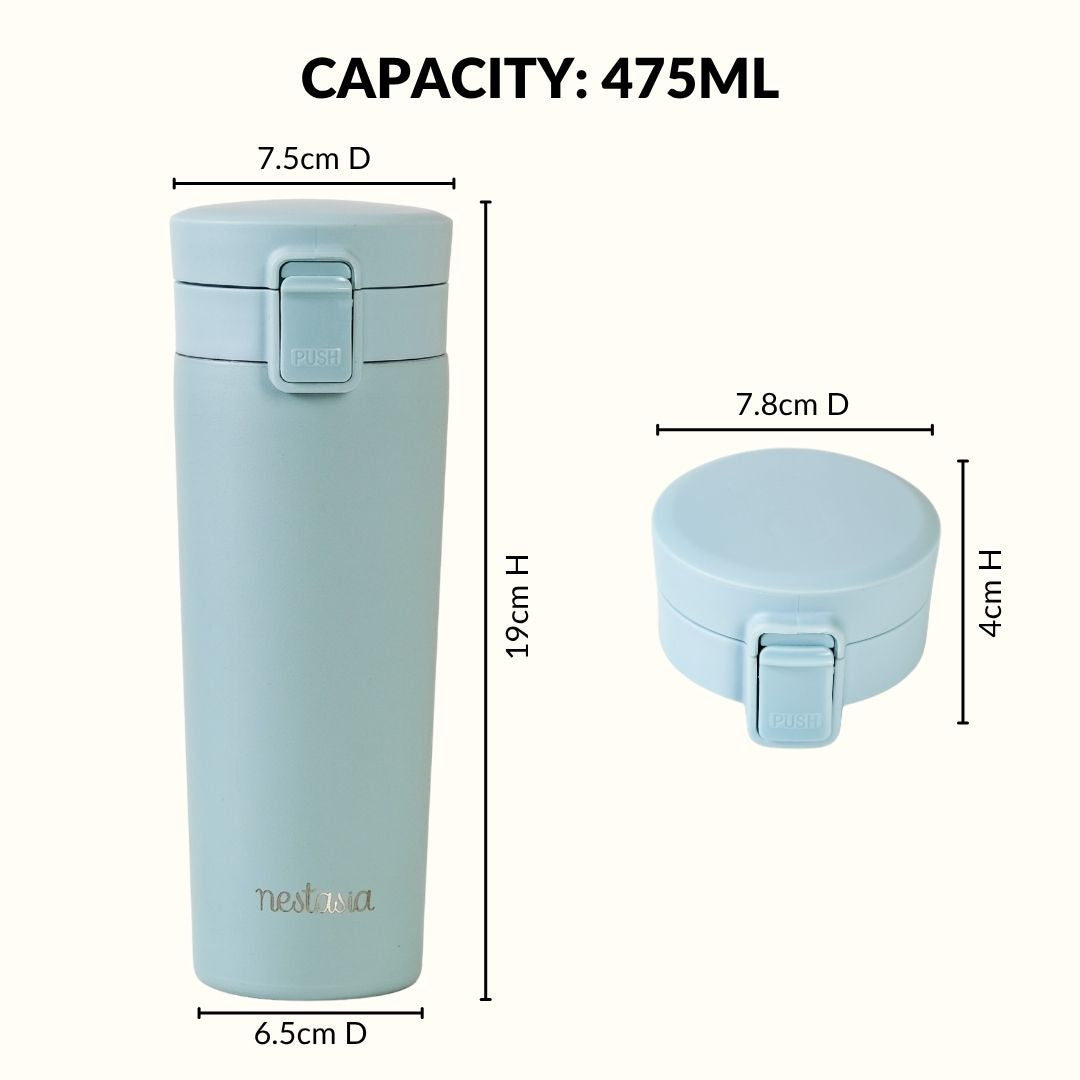 Thermox Insulated Vacuum Travel Flask Arctic Blue 475ml