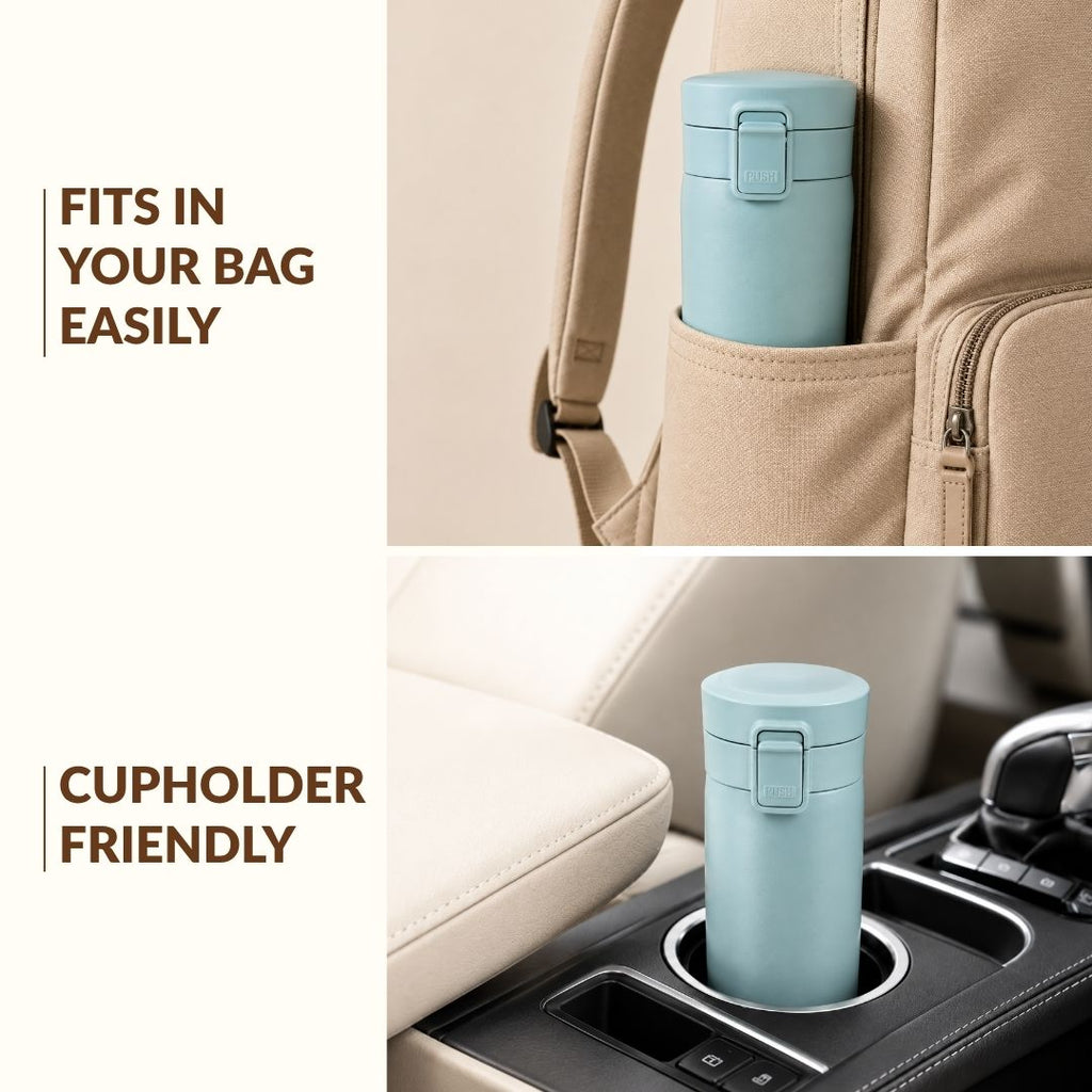 Thermox Insulated Vacuum Travel Flask Arctic Blue 475ml
