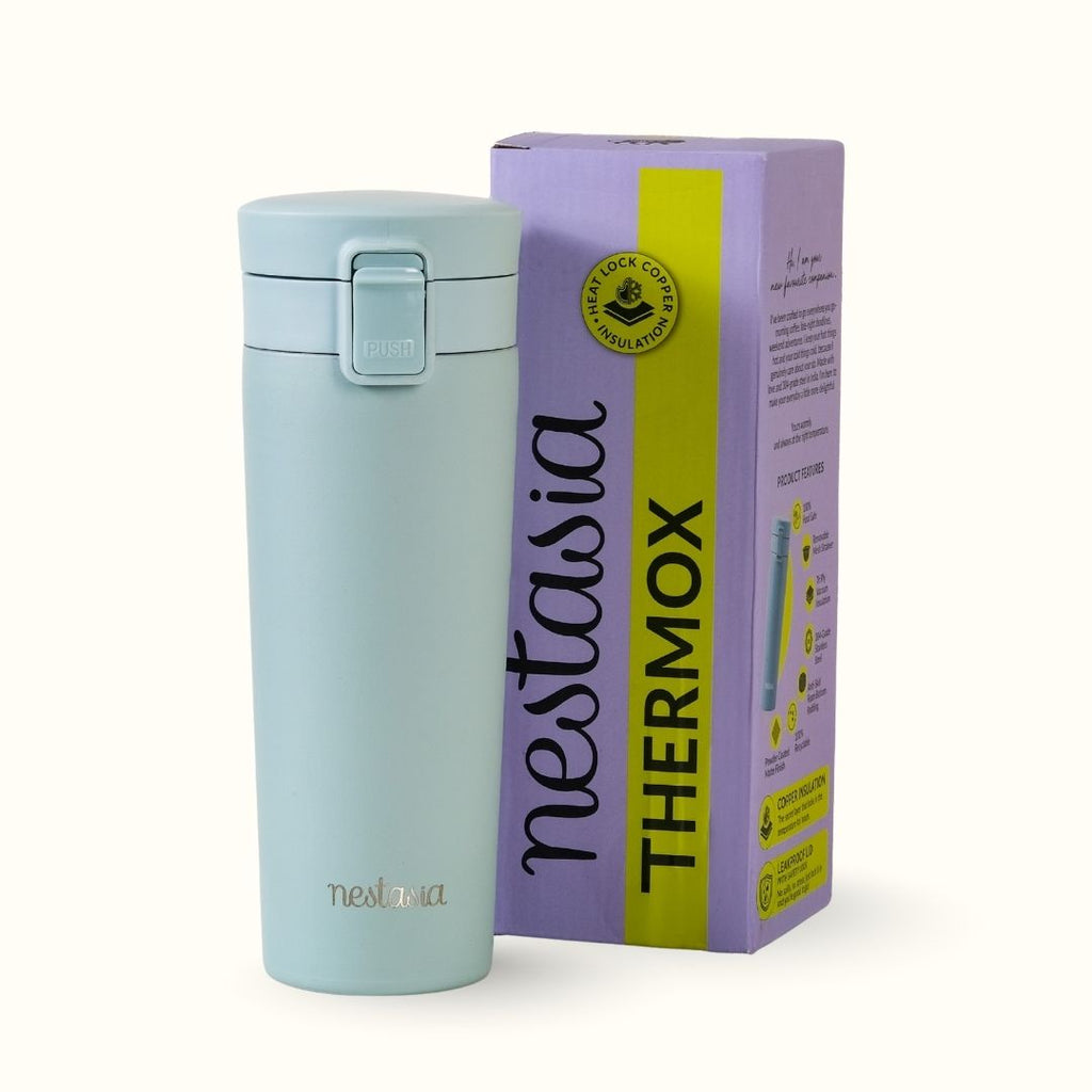 Thermox Insulated Vacuum Travel Flask Arctic Blue 475ml