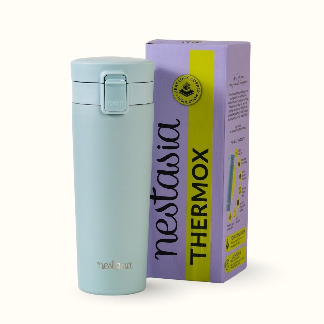 Thermox Insulated Vacuum Travel Flask Arctic Blue 475ml