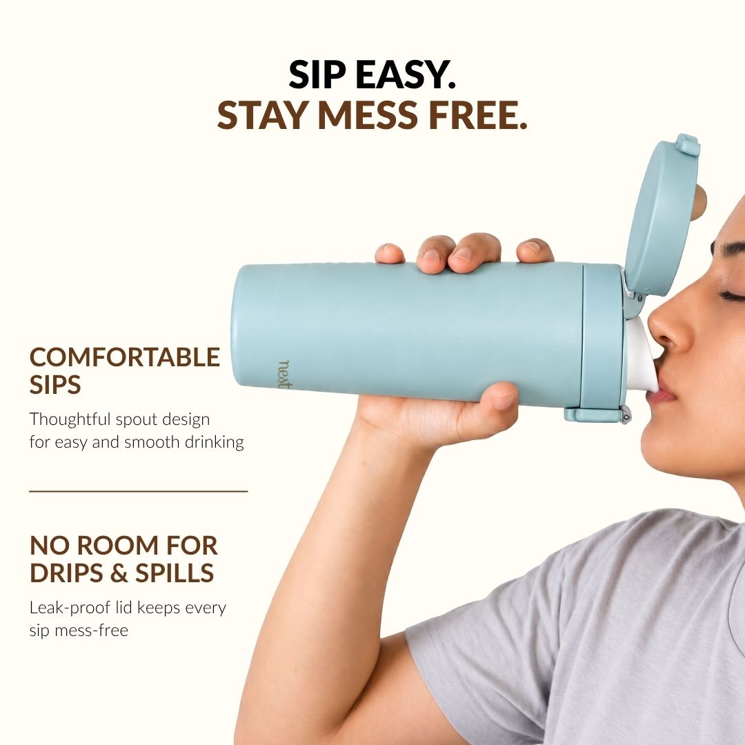Thermox Insulated Vacuum Travel Flask Arctic Blue 475ml