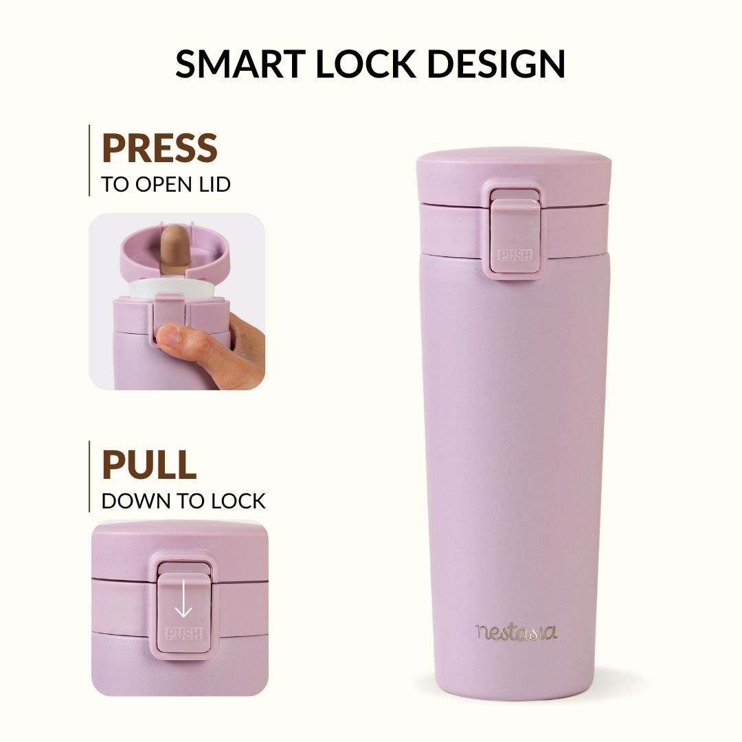 Thermox Insulated Vacuum Travel Flask Lilac Haze 475ml
