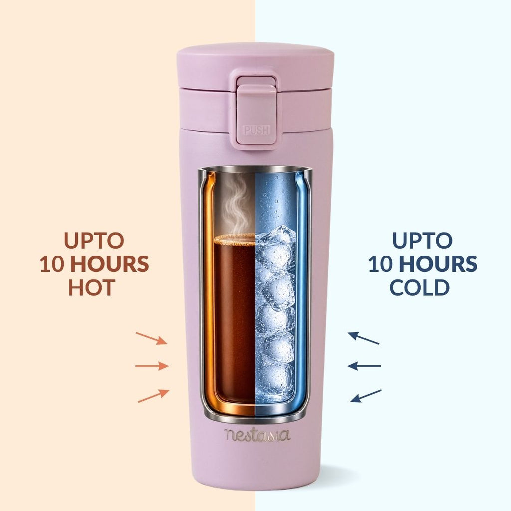 Thermox Insulated Vacuum Travel Flask Lilac Haze 475ml
