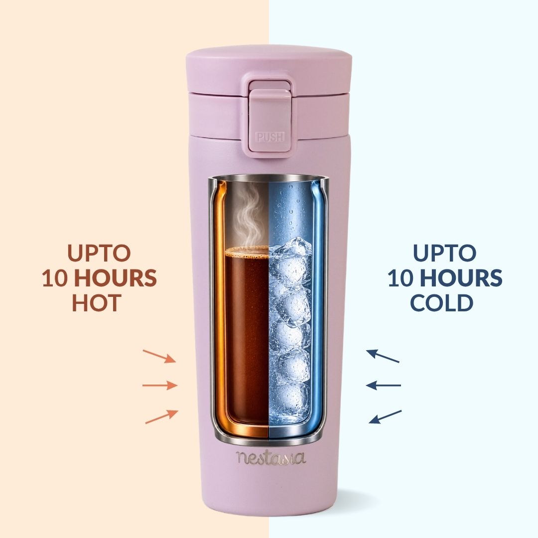 Thermox Insulated Vacuum Travel Flask Lilac Haze 475ml
