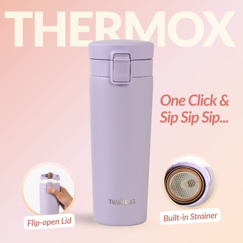 Thermox Insulated Vacuum Travel Flask Periwinkle 475ml
