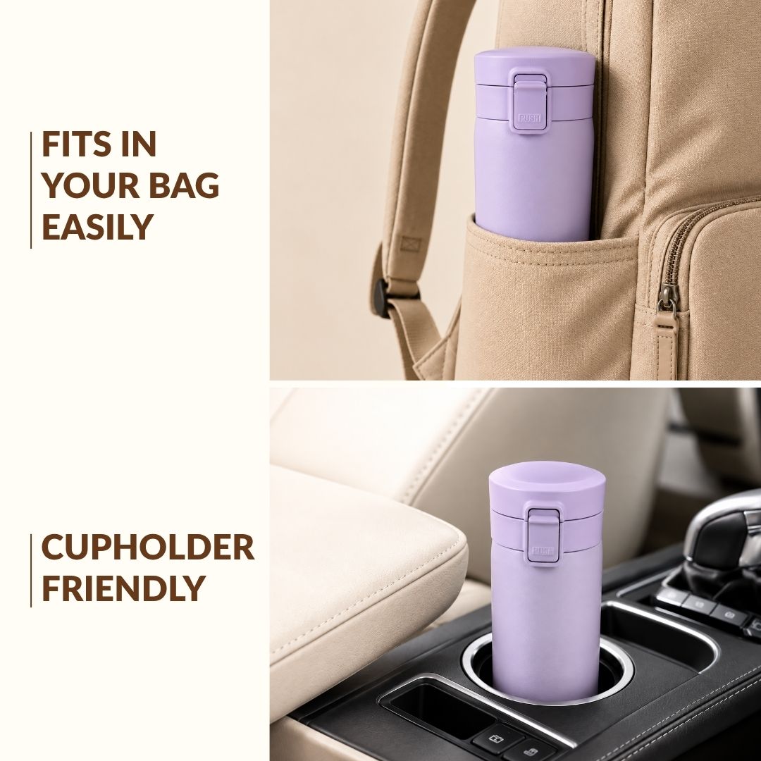 Thermox Insulated Vacuum Travel Flask Periwinkle 475ml