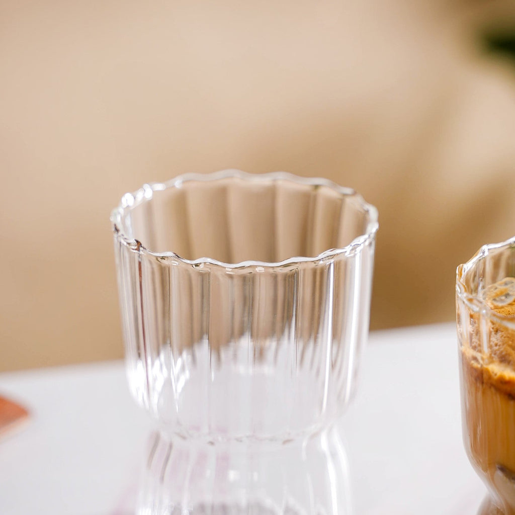 Trending Tiered Glass Tumbler Set Of 2 350ml